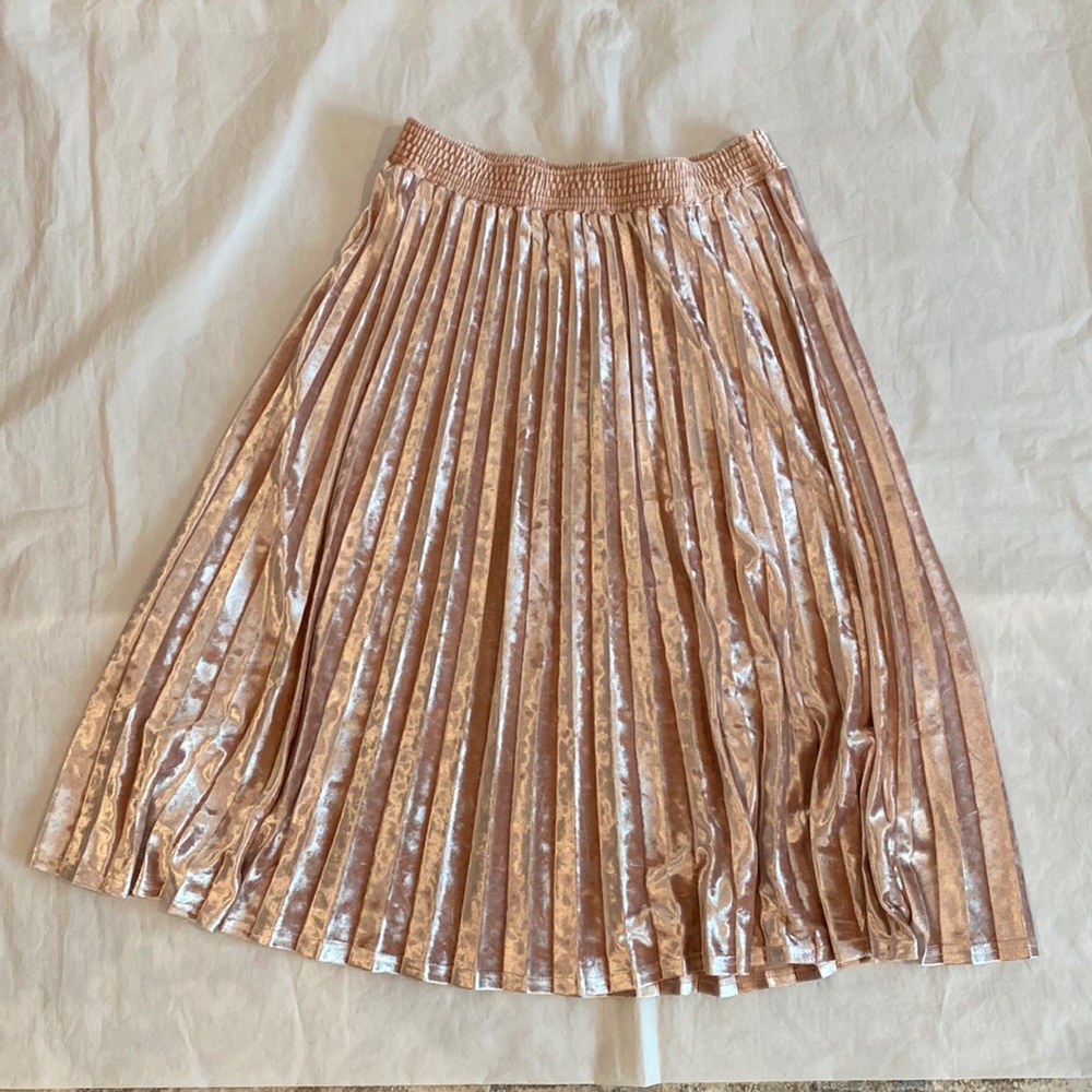 A New Day Pink Velvet Womens Skirt Size XS